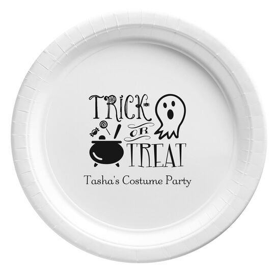 Trick or Treat Paper Plates